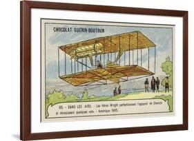 The Wright Brothers Perfecting the Flying Machine of Octave Chanute and Making Several Successful F-null-Framed Giclee Print