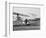 The Wright Brothers put a plane on the launch rail for the first Army flight at Fort Myer-Harris & Ewing-Framed Photographic Print