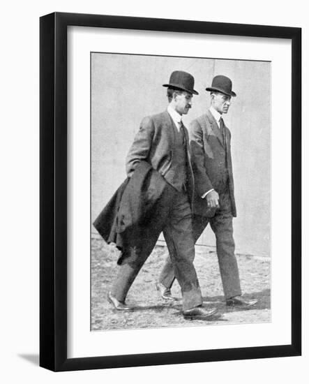 The Wright Brothers, US Aviation Pioneers-Science, Industry and Business Library-Framed Photographic Print