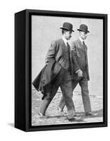 The Wright Brothers, US Aviation Pioneers-Science, Industry and Business Library-Framed Stretched Canvas