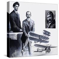 The Wright Brothers-Severino Baraldi-Stretched Canvas