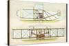 The Wright Flyer I in Which the First Powered Flight is Made at Kill Devil Hills North Carolina-null-Stretched Canvas