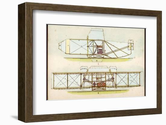 The Wright Flyer I in Which the First Powered Flight is Made at Kill Devil Hills North Carolina-null-Framed Photographic Print