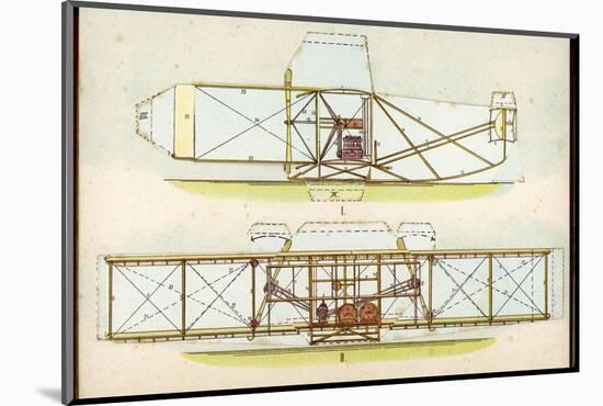 The Wright Flyer I in Which the First Powered Flight is Made at Kill Devil Hills North Carolina-null-Mounted Photographic Print