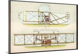The Wright Flyer I in Which the First Powered Flight is Made at Kill Devil Hills North Carolina-null-Mounted Photographic Print