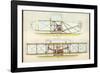 The Wright Flyer I in Which the First Powered Flight is Made at Kill Devil Hills North Carolina-null-Framed Photographic Print