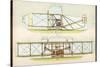 The Wright Flyer I in Which the First Powered Flight is Made at Kill Devil Hills North Carolina-null-Stretched Canvas