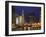 The Wrigley Building in the Loop in Chicago on a Rainy Day, USA-David Bank-Framed Premium Photographic Print