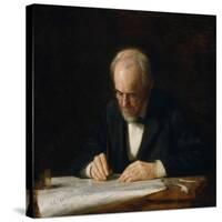 The Writing Master, 1882-Thomas Cowperthwait Eakins-Stretched Canvas