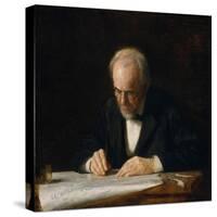 The Writing Master, 1882-Thomas Cowperthwait Eakins-Stretched Canvas