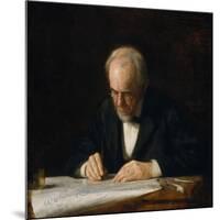 The Writing Master, 1882-Thomas Cowperthwait Eakins-Mounted Giclee Print