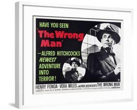 The Wrong Man, 1956-null-Framed Giclee Print