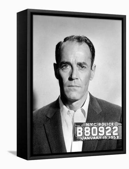 The Wrong Man, Henry Fonda, 1956-null-Framed Stretched Canvas