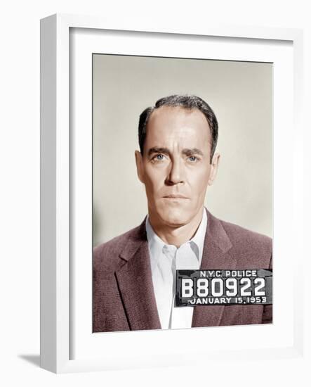 The Wrong Man, Henry Fonda, 1956-null-Framed Photo