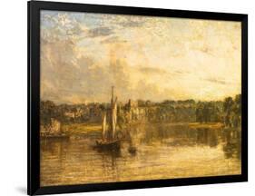 The Wye at Chepstow, Monmouthshire, 1905 (Oil on Canvas)-Philip Wilson Steer-Framed Giclee Print