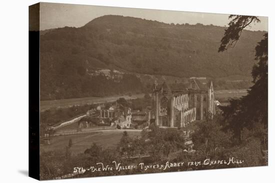 The Wye Valley, Tintern Abbey from Chapel Hill-null-Stretched Canvas