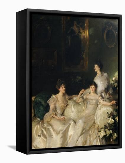 The Wyndham Sisters: Lady Elcho, Mrs. Adeane, and Mrs. Tennant, 1899-John Singer Sargent-Framed Stretched Canvas