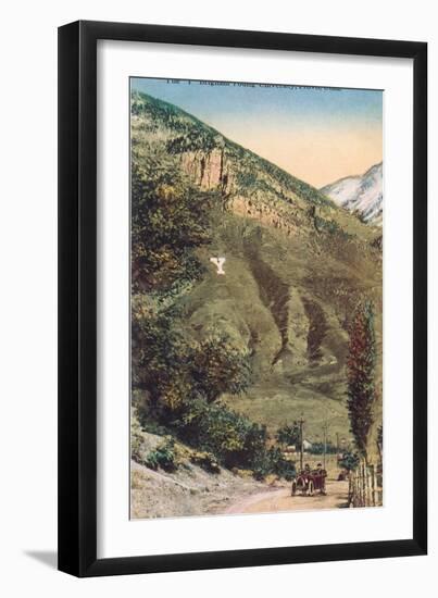 The Y, BYU, Provo, Utah-null-Framed Art Print