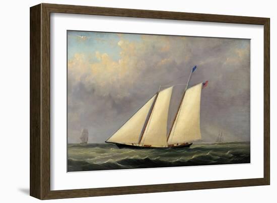 The Yacht 'America', 1851-Arthur Wellington Fowles-Framed Giclee Print