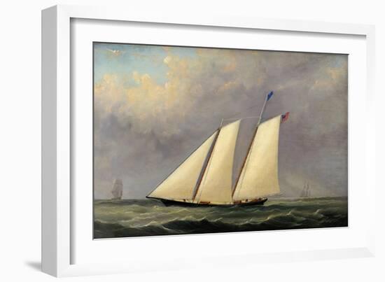 The Yacht 'America', 1851-Arthur Wellington Fowles-Framed Giclee Print