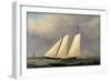 The Yacht 'America', 1851-Arthur Wellington Fowles-Framed Giclee Print