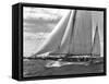 The Yacht 'Arlette'-null-Framed Stretched Canvas