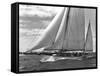 The Yacht 'Arlette'-null-Framed Stretched Canvas