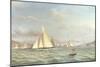 The Yacht 'Aron' Winning the Opening Cruise of the Clyde Yacht Club, 1871-William Clark-Mounted Giclee Print