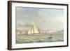 The Yacht 'Aron' Winning the Opening Cruise of the Clyde Yacht Club, 1871-William Clark-Framed Giclee Print