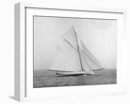 The Yacht, Atlantic-Nathaniel Livermore Stebbins-Framed Giclee Print