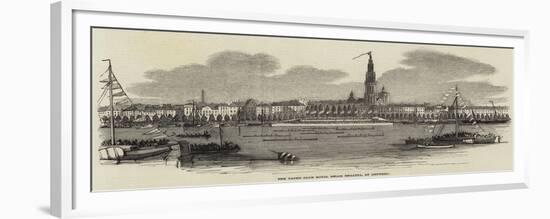The Yacht Club Royal Belge Regatta, at Antwerp-null-Framed Giclee Print