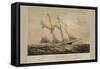 The Yacht "Dauntless" of New York-null-Framed Stretched Canvas