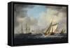 The Yacht 'Dorset'-Charles Brooking-Framed Stretched Canvas