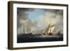 The Yacht 'Dorset'-Charles Brooking-Framed Giclee Print