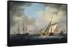 The Yacht 'Dorset'-Charles Brooking-Framed Stretched Canvas