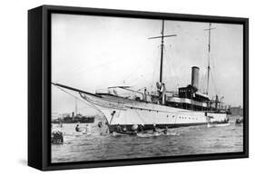 The Yacht 'Elettra' of Guglielmo Marconi-null-Framed Stretched Canvas
