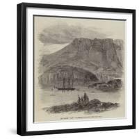 The Yacht Fox in Lievely Harbour-null-Framed Giclee Print