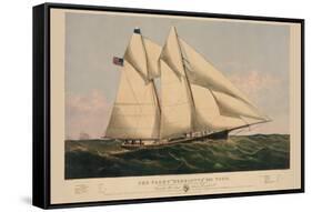 The Yacht "Henrietta"-null-Framed Stretched Canvas