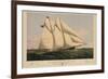 The Yacht "Henrietta"-null-Framed Art Print