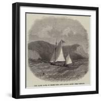 The Yacht Kate, of Three Tons, Now Sailing Round Great Britain-null-Framed Giclee Print