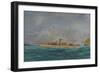 The Yacht Llewellyn. Willis. Silk, Velvet and-Thomas H. Willis-Framed Giclee Print