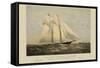 The Yacht "Meteor" of New York-null-Framed Stretched Canvas