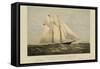 The Yacht "Meteor" of New York-null-Framed Stretched Canvas