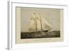 The Yacht "Meteor" of New York-null-Framed Art Print