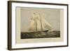 The Yacht "Meteor" of New York-null-Framed Art Print