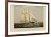 The Yacht "Meteor" of New York-null-Framed Art Print