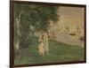 The Yacht Race. Landscape of Wannsee, 1924-Max Liebermann-Framed Giclee Print