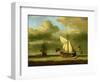 The Yacht 'Royal Escape' Lags in the Wind, Formerly known As' Surprise ', in Which Charles II of En-Willem van de the Younger Velde-Framed Giclee Print