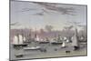 The Yacht Squadron at Newport, circa 1872.-Vernon Lewis Gallery-Mounted Art Print