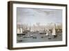 The Yacht Squadron-Currier & Ives-Framed Giclee Print